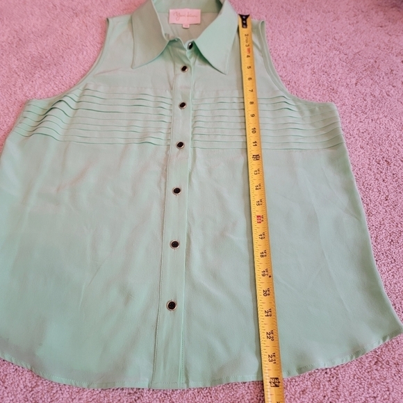 Yumi Kim Silk Sleeveless Blouse M - Picture 7 of 9